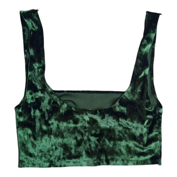 Urban Outfitters Green Velvet Bra - Picture 3 of 3